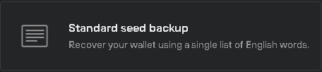 standard-seedphrase