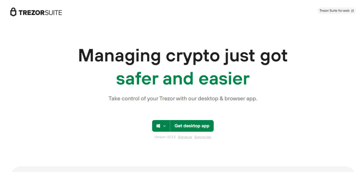 trezor-webpage